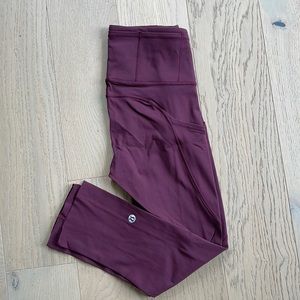 Lululemon Fast and Free Capri Legging